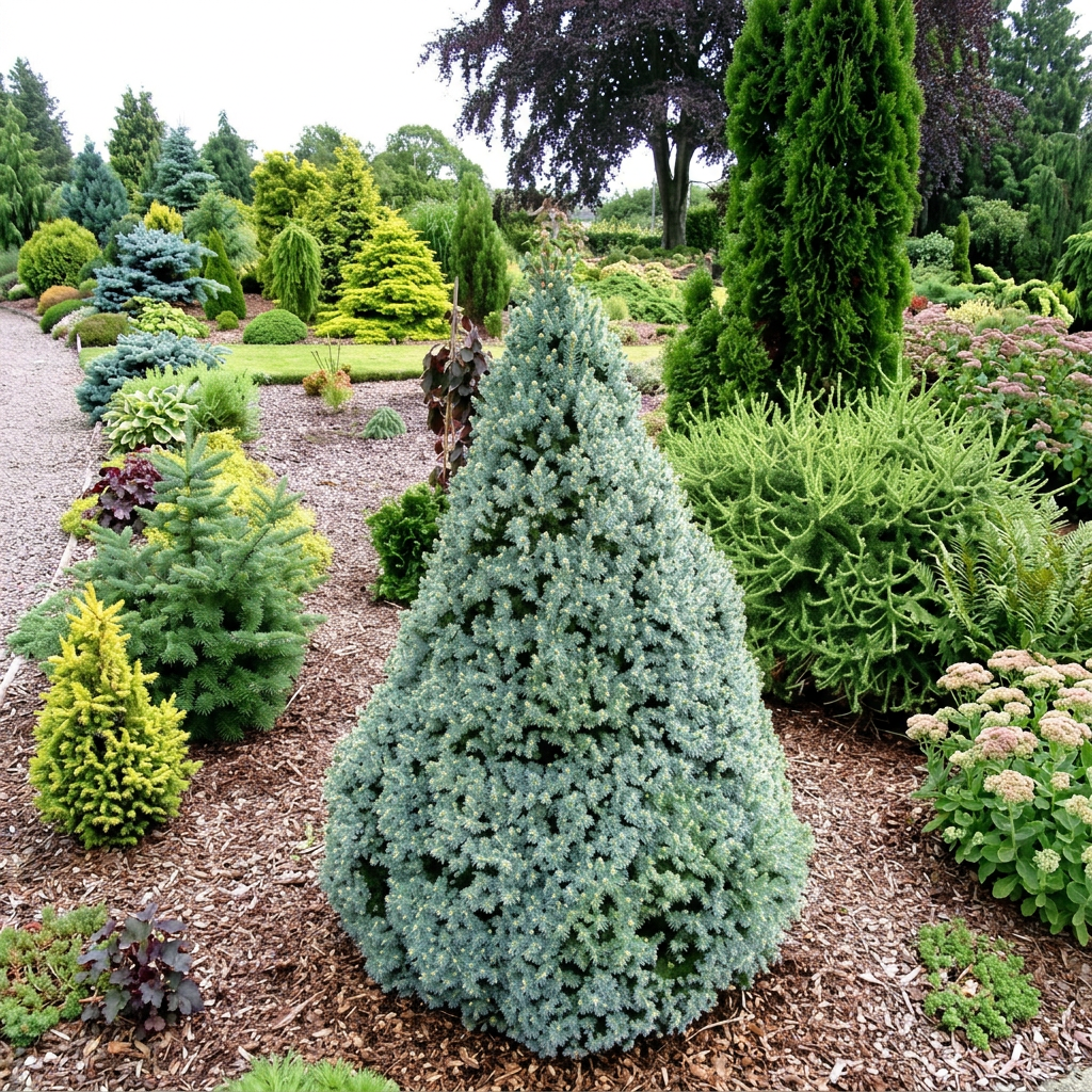 Picea glauca 'Sanders Blue'